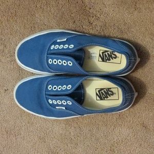 Blue Vans size 7.5 men's, 9 womens